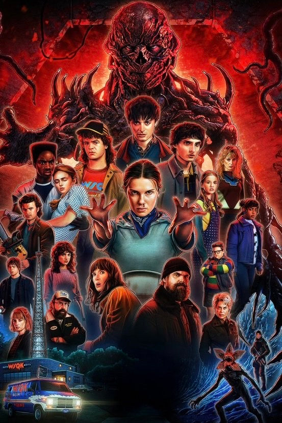 STRANGER THINGS Lenticular motion poster 🌃